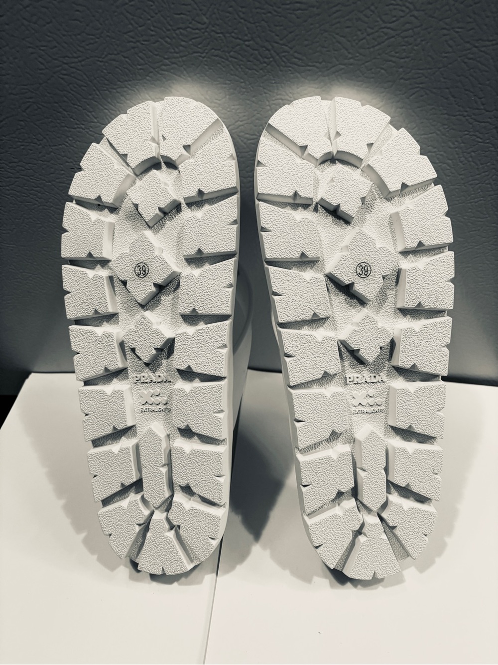 Prada White Chunky Platform Thong Sandals - Picture 4 of 5